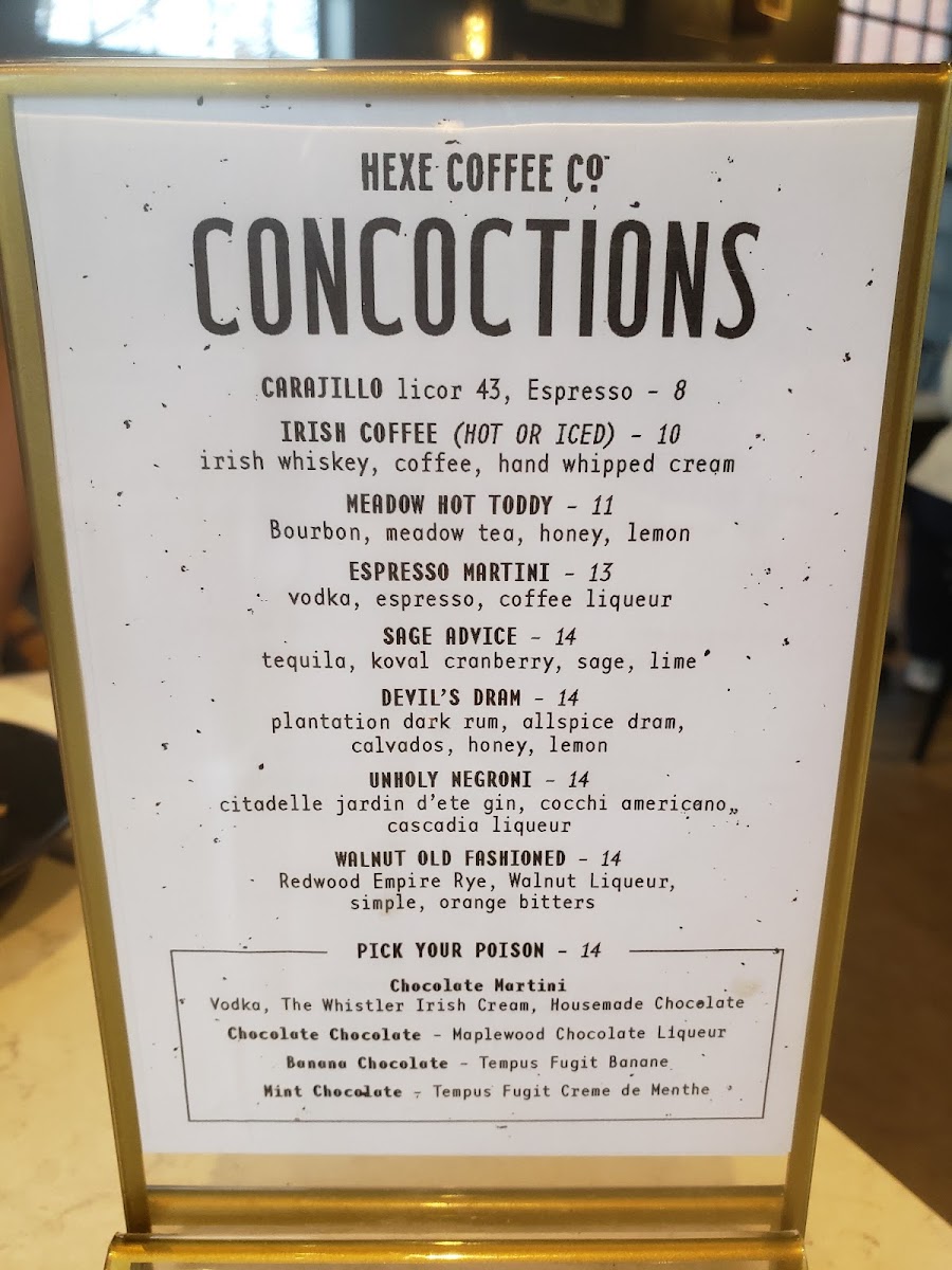 Hexe Coffee Co. Menu - Image 5