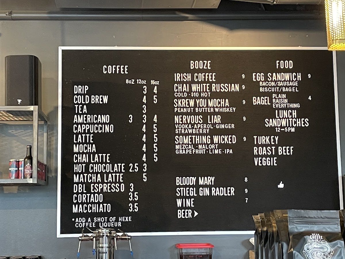 Hexe Coffee Co. Menu - Image 6